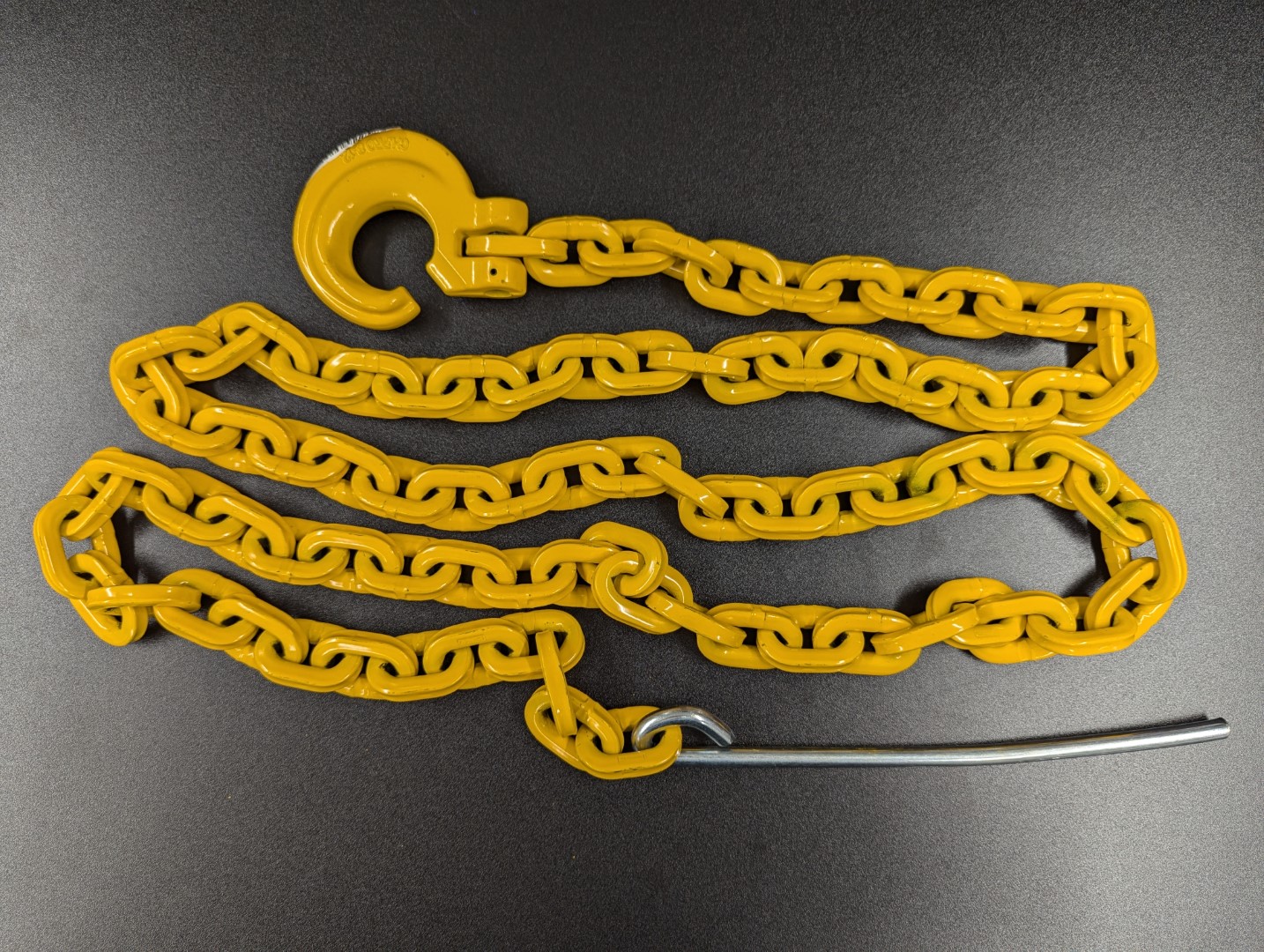 Chokerkette 8mm Orig. Pewag G120 gelb vierkant